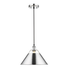  3306-L CH-CH - Orwell CH Large Pendant - 14" in Chrome with Chrome shade